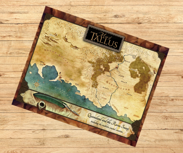 Map of Tallus - 8x10